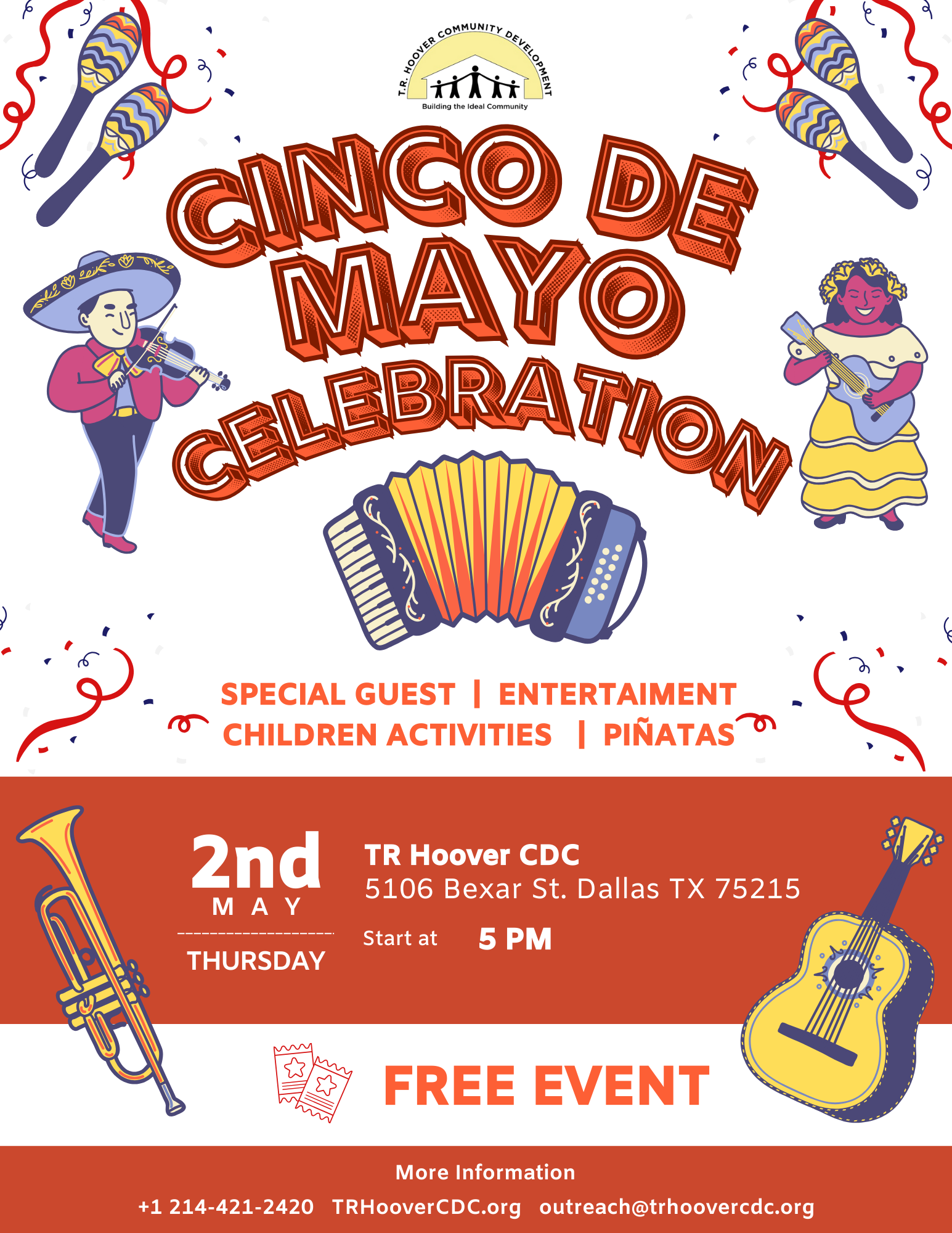 Join Us for a Festive Cinco de Mayo Celebration! – TR Hoover CDC