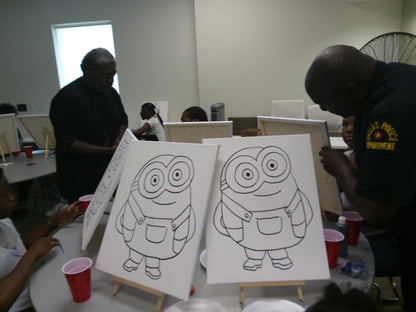 2024.06.18 TAT & Summer Campers Painting Minions