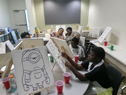 2024.06.18 TAT & Summer Campers Painting Minions