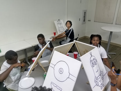 2024.06.18 TAT & Summer Campers Painting Minions