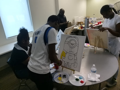 2024.06.18 TAT & Summer Campers Painting Minions