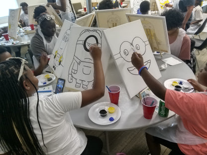 2024.06.18 TAT & Summer Campers Painting Minions