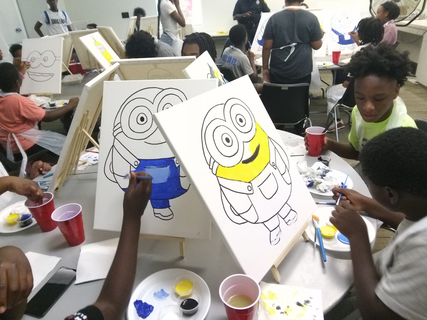 2024.06.18 TAT & Summer Campers Painting Minions