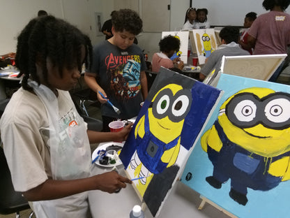 2024.06.18 TAT & Summer Campers Painting Minions